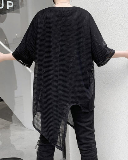 Stylish Bat Design T-Shirt - comfortable t-shirt for warm weather - Stylish Bat Design T-Shirt for Warm Weather Comfort