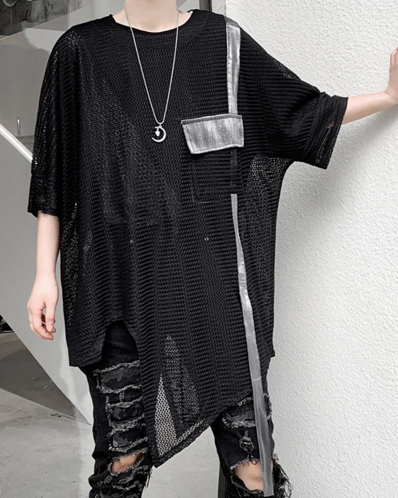 Stylish Bat Design T-Shirt -  futuristic aesthetic t-shirt - Stylish Bat Design T-Shirt for Warm Weather Comfort