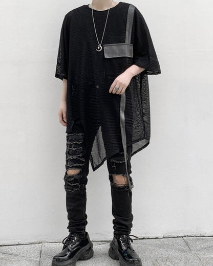 Stylish Bat Design T-Shirt -  streetwear - Stylish Bat Design T-Shirt for Warm Weather Comfort