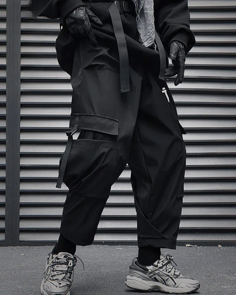 Stylish Black Ankle Cargoes - comfortable cargo pants - Stylish Black Ankle Cargoes for Everyday Wear
