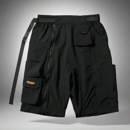 Stylish Black Cargo Shorts -  comfortable cargo shorts - Sleek Black Cargo Shorts with Ample Storage