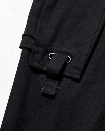 Stylish Black Tech Cargo Trousers - cargo trousers - Stylish Black Tech Cargo Trousers for Comfort