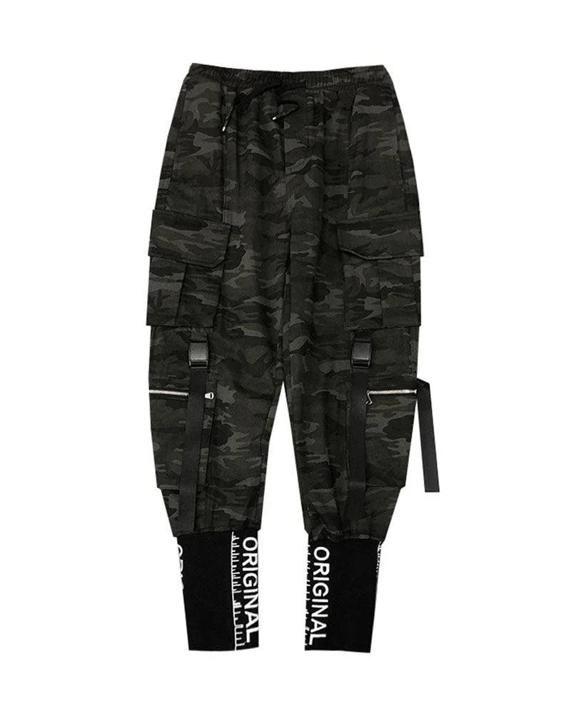 Stylish Camo Jogger Trousers -  techwear pants - Stylish Camo Jogger Trousers for Everyday Wear