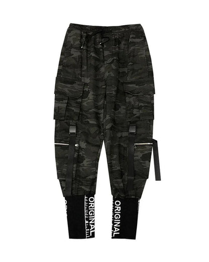 Stylish Camo Jogger Trousers -  techwear pants - Stylish Camo Jogger Trousers for Everyday Wear