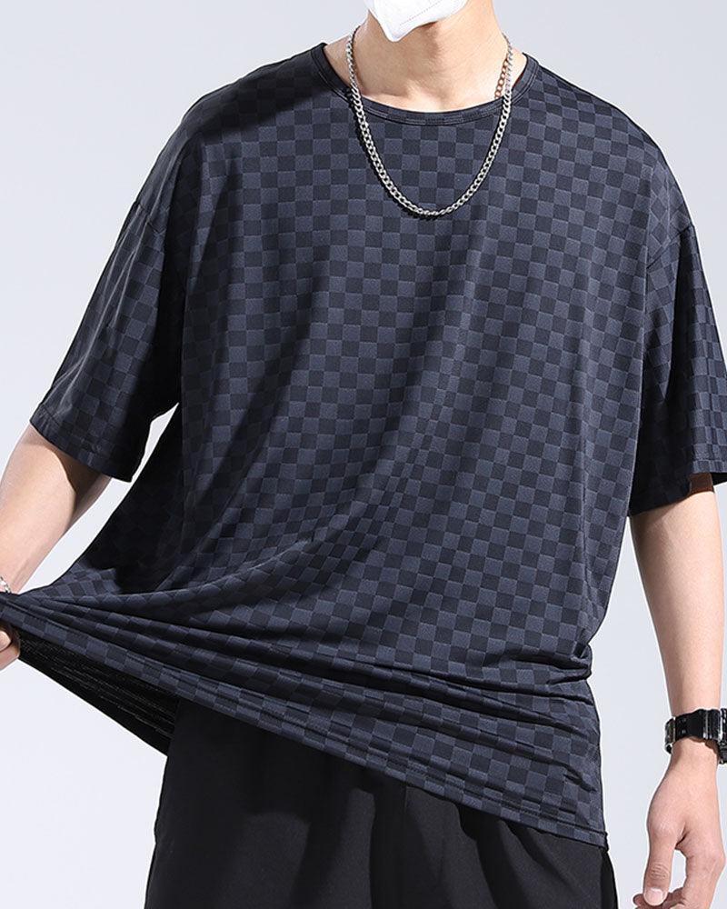 Stylish Checkerboard Summer Top - summer wear - Lightweight Checkerboard Summer Top for Comfort