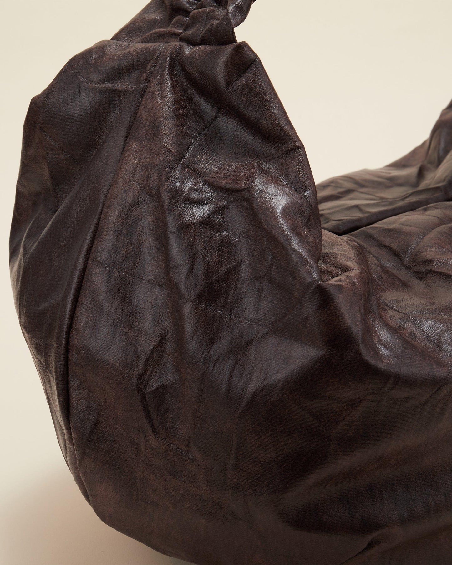 Stylish Crescent Wrinkle Tote - crescent-shaped bag - Stylish Crescent Wrinkle Tote for Modern Use