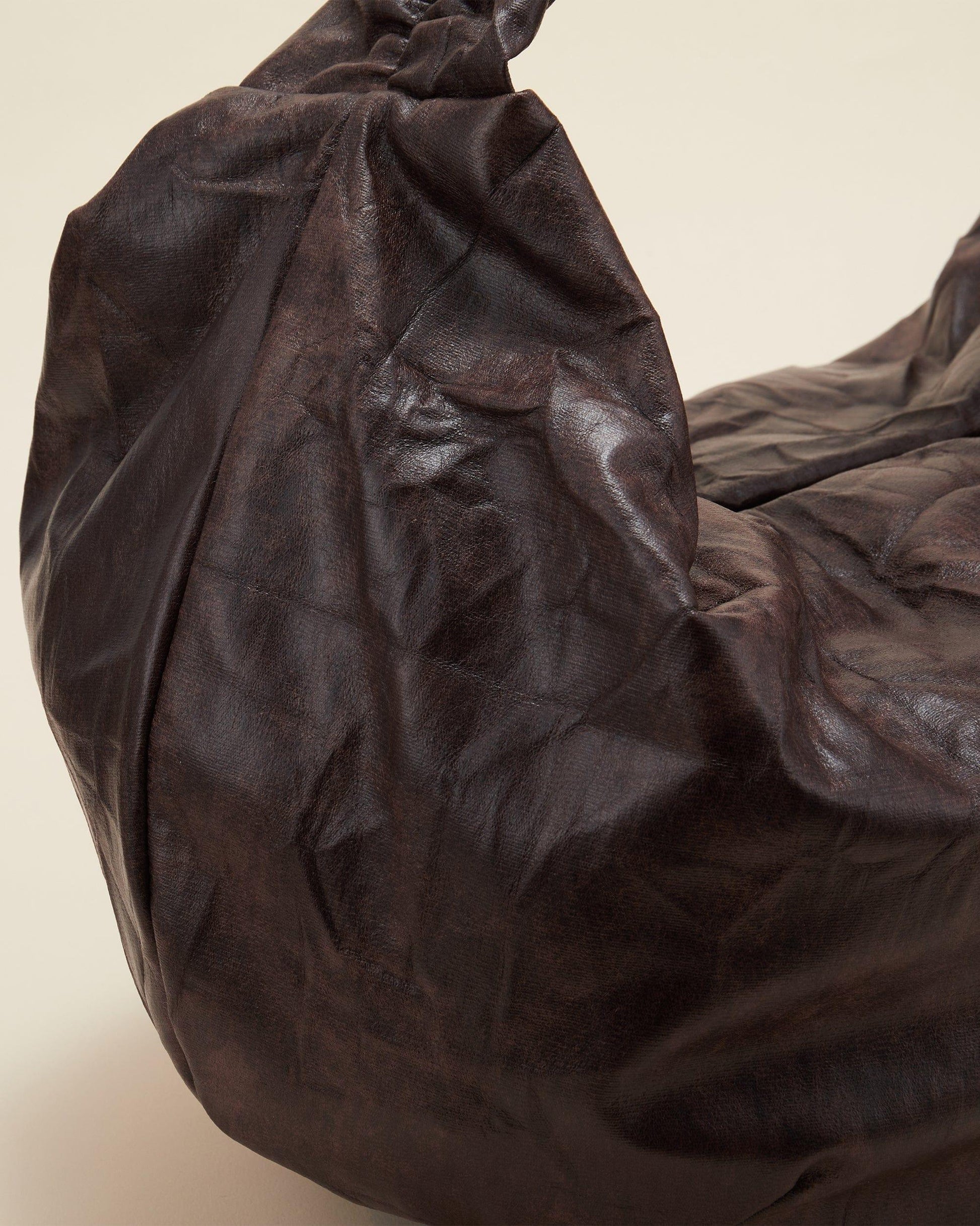 Stylish Crescent Wrinkle Tote - crescent-shaped bag - Stylish Crescent Wrinkle Tote for Modern Use