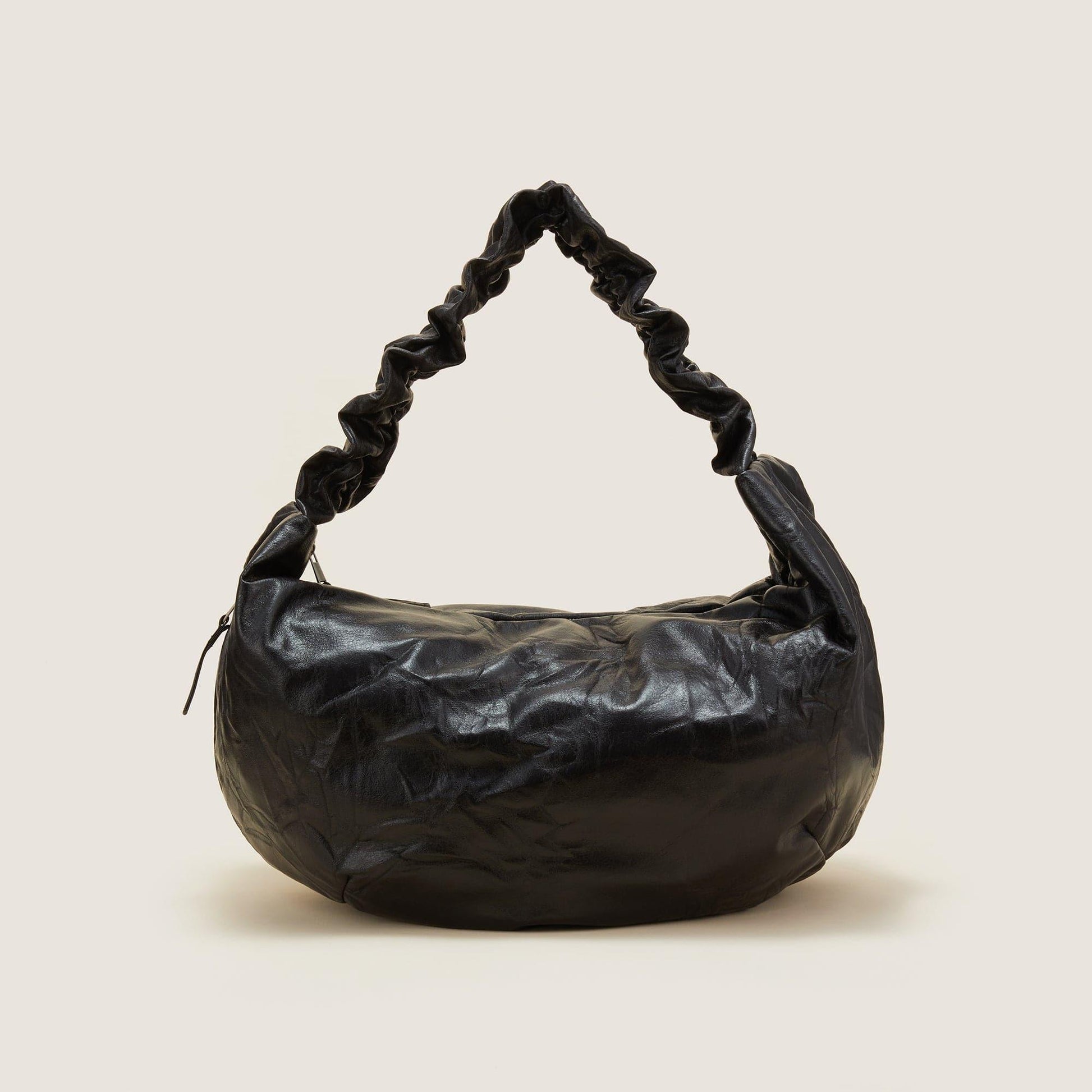 Stylish Crescent Wrinkle Tote - crescent tote - Stylish Crescent Wrinkle Tote for Modern Use