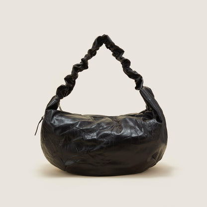 Stylish Crescent Wrinkle Tote - crescent tote - Stylish Crescent Wrinkle Tote for Modern Use