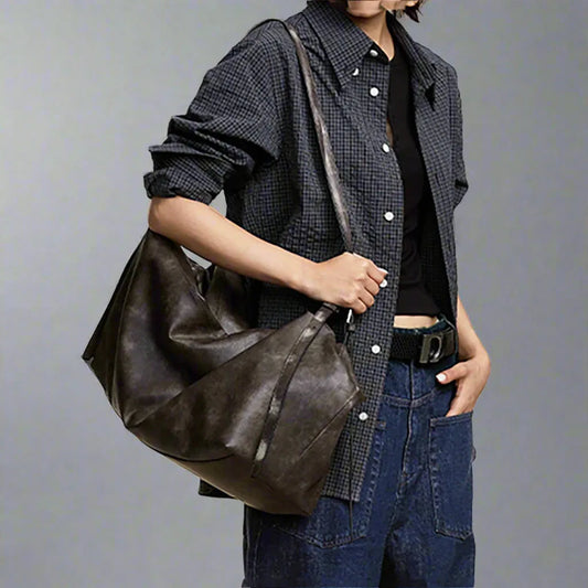 Stylish Double-Strap Shoulder Bag - rectangular shoulder bag - Stylish Double-Strap Shoulder Bag for Everyday Use