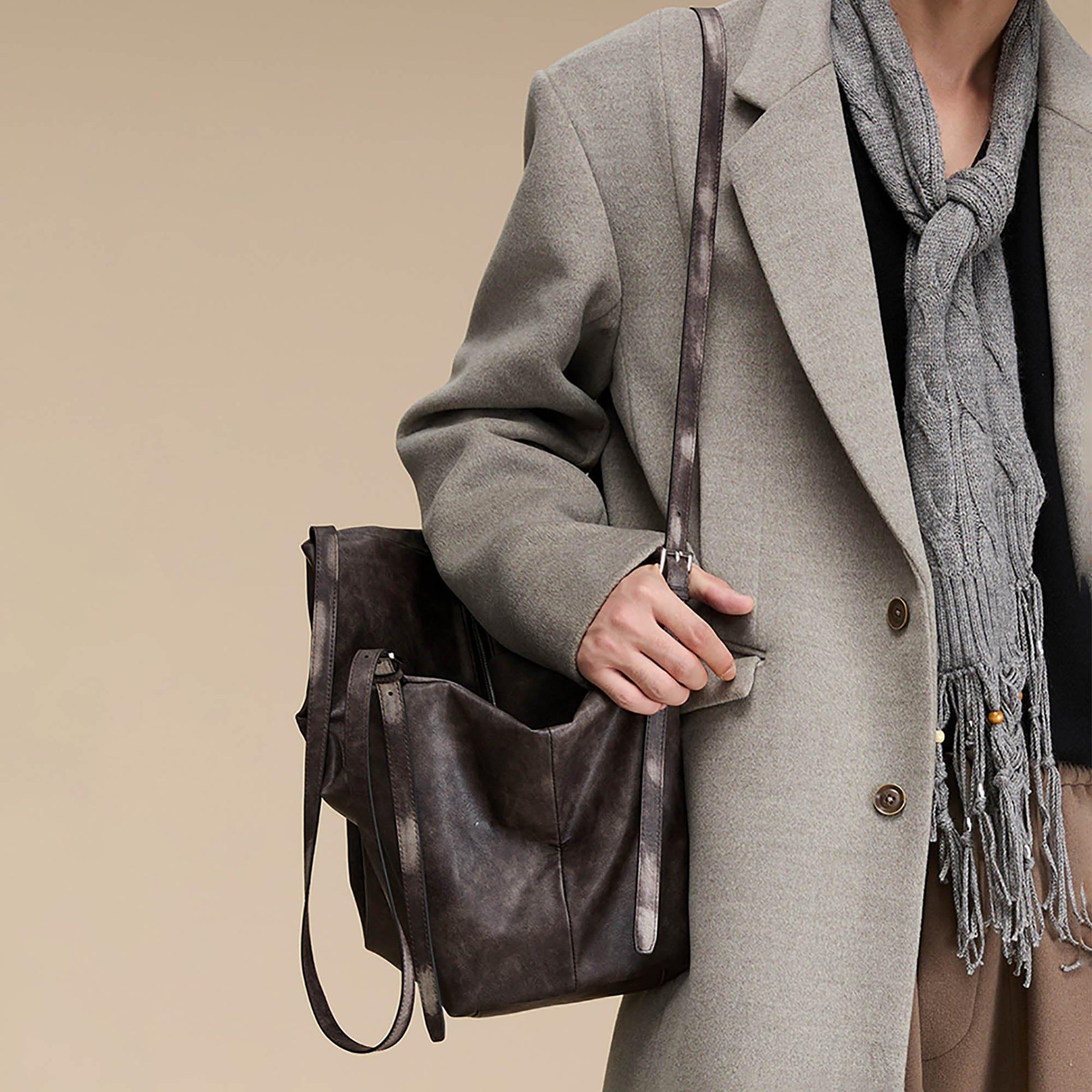 Stylish Double-Strap Shoulder Bag - shoulder bag - Stylish Double-Strap Shoulder Bag for Everyday Use