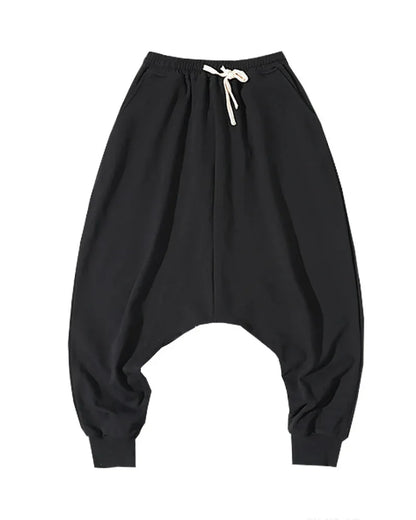 Stylish Drop-Crotch Trousers -  streetwear - Stylish Drop-Crotch Trousers for Streetwear Looks