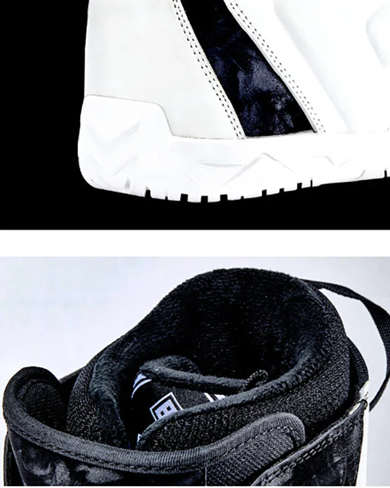Stylish Dual-Tone Snow Boots - durable snow boots - Stylish Dual-Tone Snow Boots for Every Adventure