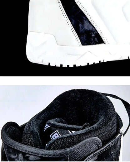 Stylish Dual-Tone Snow Boots - durable snow boots - Stylish Dual-Tone Snow Boots for Every Adventure