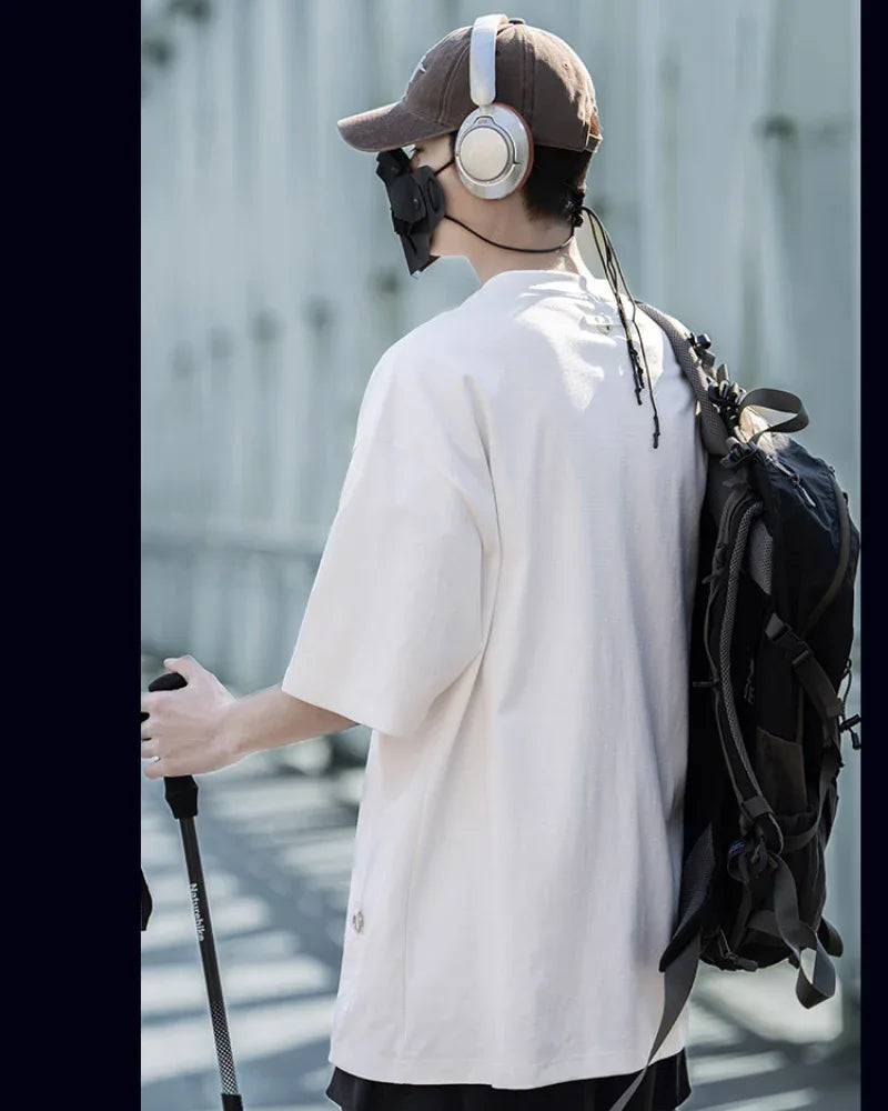Stylish Duo Urban Tee -  techwear fashion - Stylish Urban Tee for Everyday Comfort