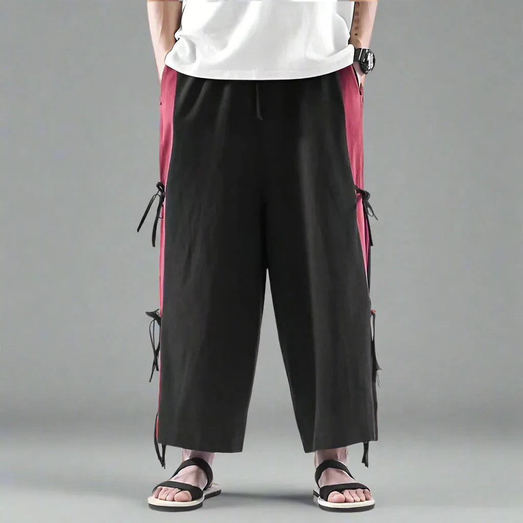 Stylish Everyday Hakama Trousers - contemporary hakama style pants - Stylish Hakama Trousers for Everyday Comfort