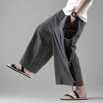 Stylish Everyday Hakama Trousers - hakama trousers - Stylish Hakama Trousers for Everyday Comfort