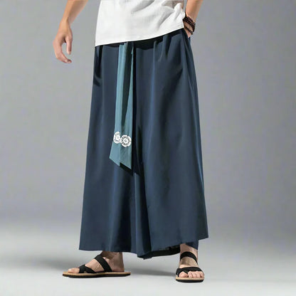 Stylish Flowy Wide-Leg Pants -  casual wear - Elegant Flowy Wide-Leg Pants for Comfort