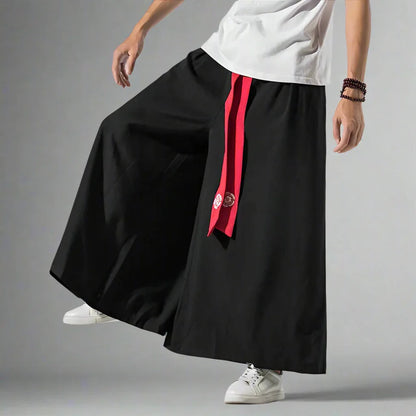 Stylish Flowy Wide-Leg Pants -  flowy pants - Elegant Flowy Wide-Leg Pants for Comfort