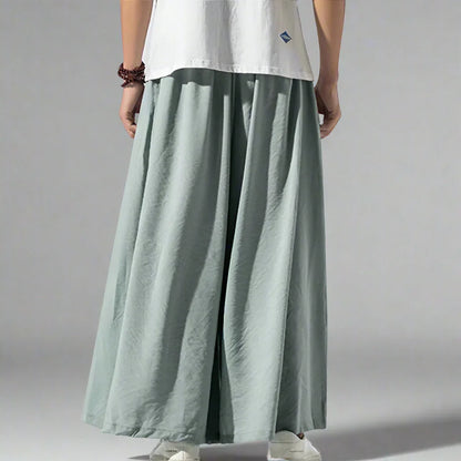 Stylish Flowy Wide-Leg Pants -  wide leg - Elegant Flowy Wide-Leg Pants for Comfort