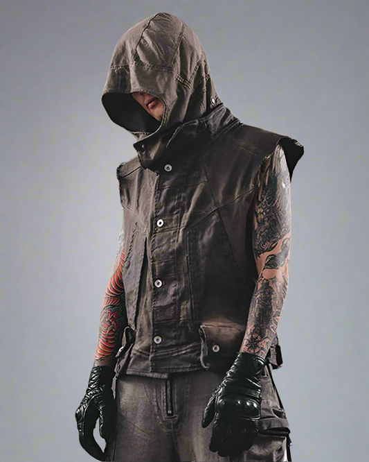 Stylish Geometric Exploration Vest - geometric vest - Geometric Exploration Vest for Unique Style