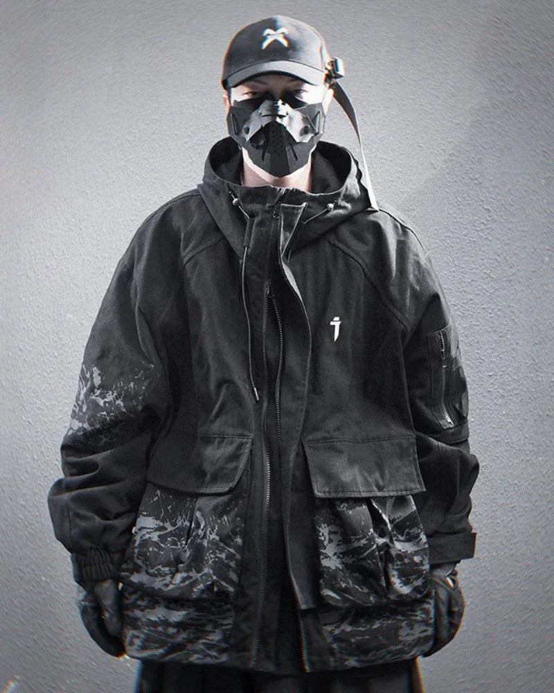 Stylish Graphic Pocket Hoodie -  graphic - Stylish Graphic Pocket Hoodie for Everyday Wear
