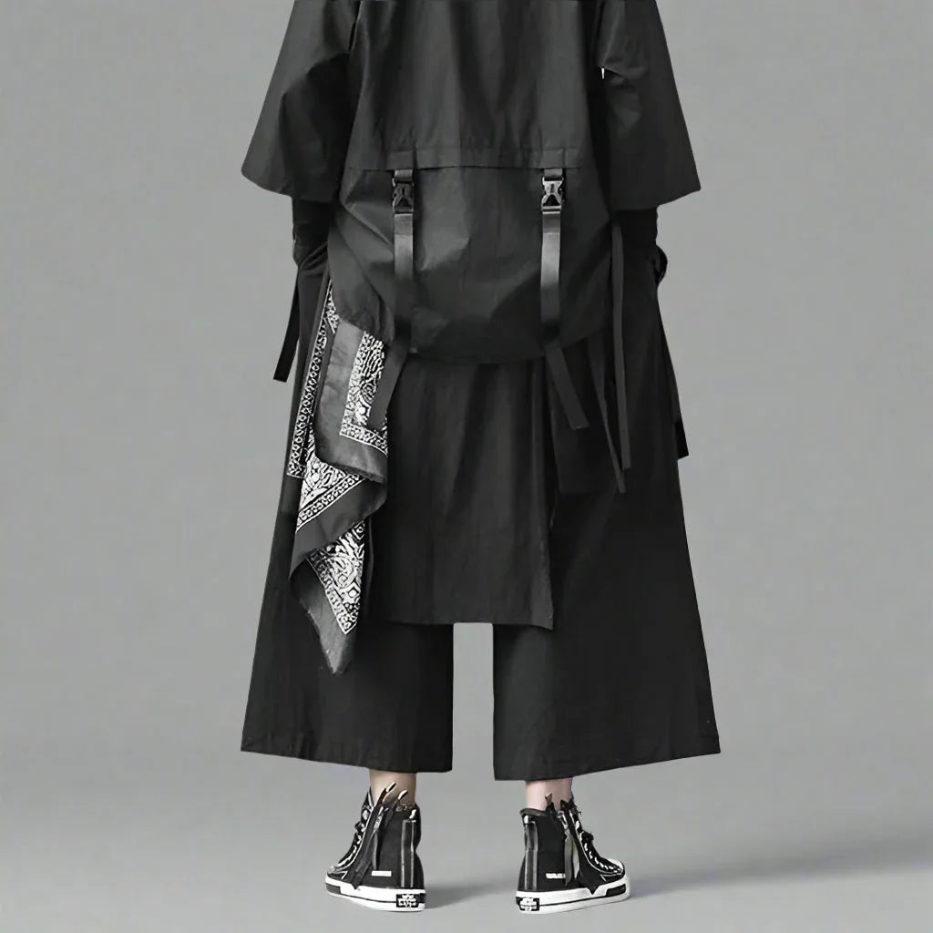 Stylish Hakama-Style Trousers -  casual fashion trousers - Hakama-Style Trousers for Stylish Streetwear Looks