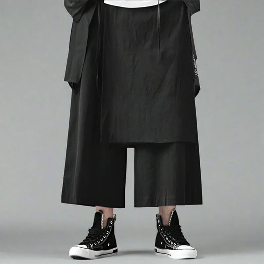 Stylish Hakama-Style Trousers - hakama trousers - Hakama-Style Trousers for Stylish Streetwear Looks