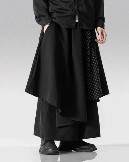 Stylish Hakama Trousers for All -  loose fit - Stylish Hakama Trousers for Urban Wear