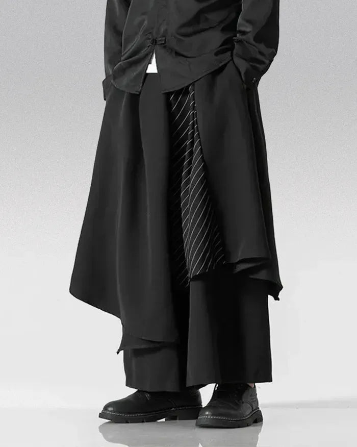 Stylish Hakama Trousers for All -  streetwear pants - Stylish Hakama Trousers for Urban Wear