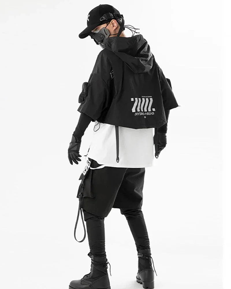 Stylish Hooded Short Cape - hooded cape - Hooded Short Cape for Urban Adventures