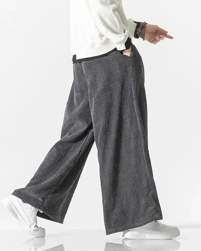 Stylish Japanese Corduroy Trousers -  corduroy trousers for men - Comfortable Japanese Corduroy Cargo Pants