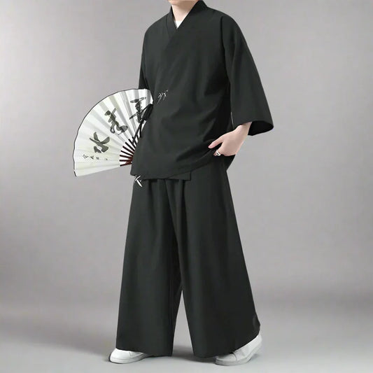 Stylish Japanese Haori Set - haori set - Stylish Japanese Haori Set for Unique Fashion