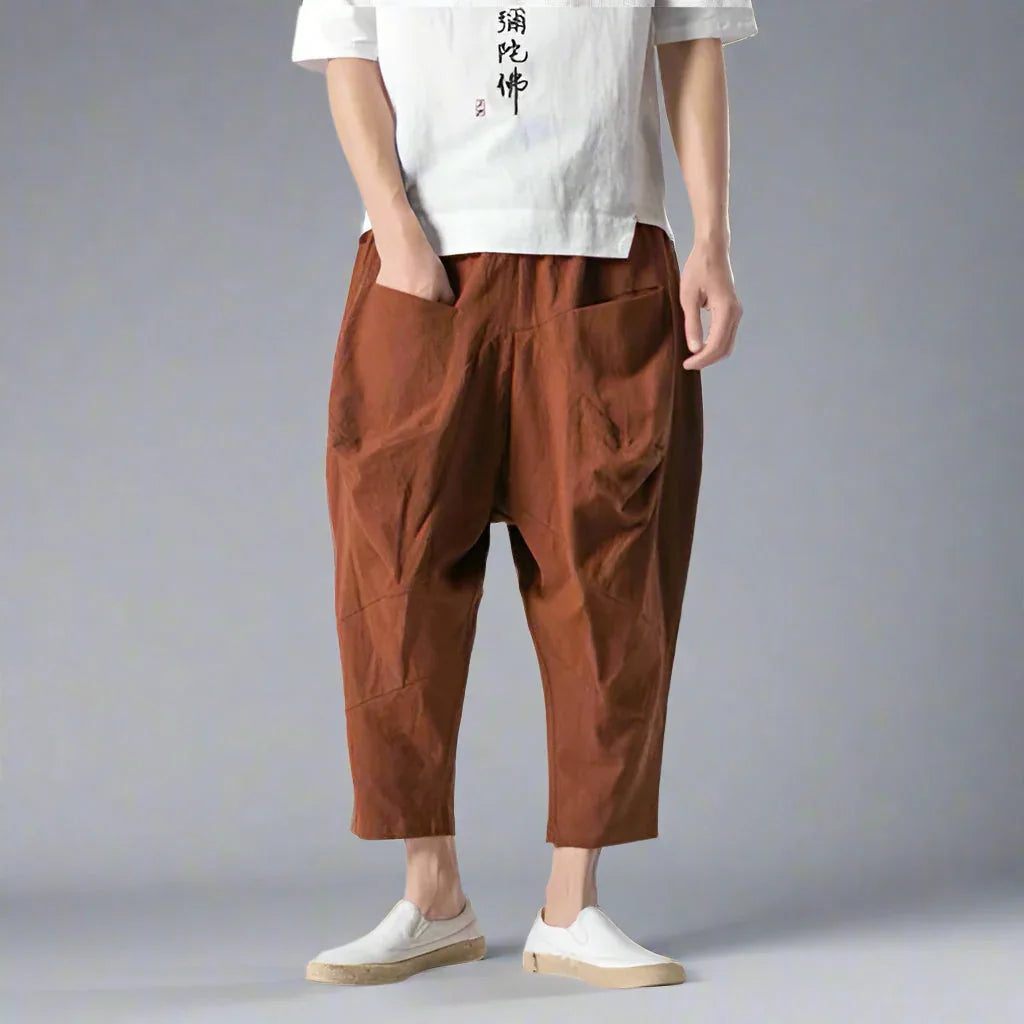 Stylish Japanese Harem Pants -  casual pants - Trendy Japanese Harem Pants for Casual Style