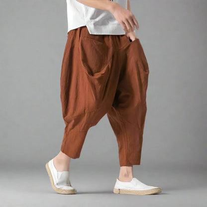 Stylish Japanese Harem Pants - harajuku inspired pants - Trendy Japanese Harem Pants for Casual Style