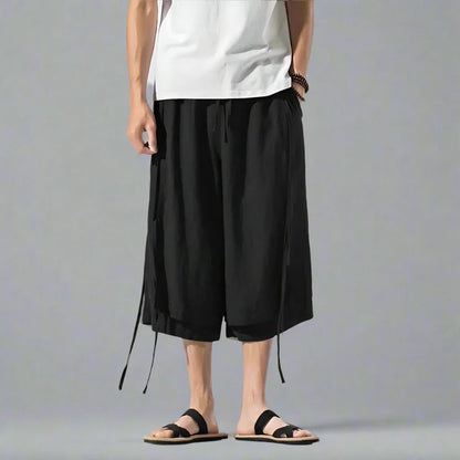 Stylish Layered Urban Shorts -  breathable design - Stylish Layered Urban Shorts for Casual Wear