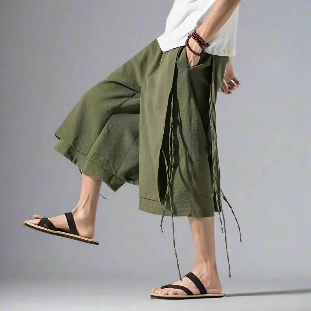 Stylish Layered Urban Shorts -  comfortable fit - Stylish Layered Urban Shorts for Casual Wear