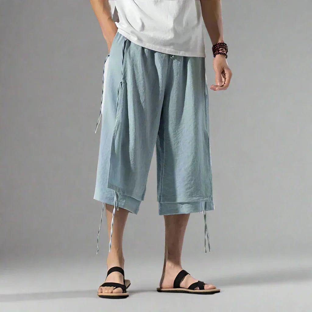 Stylish Layered Urban Shorts - urban shorts - Stylish Layered Urban Shorts for Casual Wear