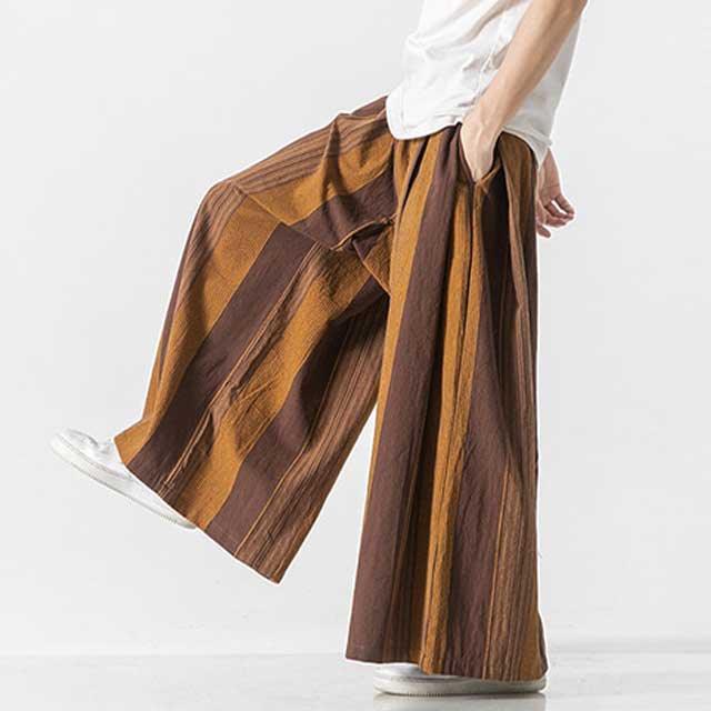 Stylish Linen Wide-Leg Trousers -  durable linen blend trousers - Stylish Linen Wide-Leg Trousers for Comfort