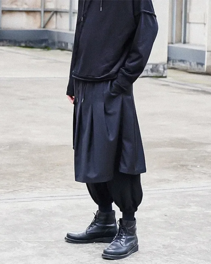 Stylish Men's Hakama Pants - hakama pants - Stylish Men's Hakama Pants for Modern Style
