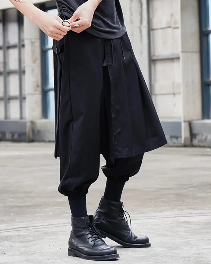 Stylish Men's Hakama Pants - men's fashion pants - Stylish Men's Hakama Pants for Modern Style
