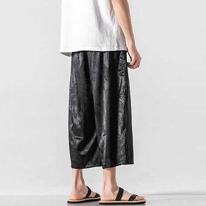 Stylish Modern Hakama Trousers -  adjustable waistband trousers - Modern Hakama Trousers for Stylish Comfort