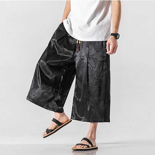 Stylish Modern Hakama Trousers - casual hakama pants - Modern Hakama Trousers for Stylish Comfort