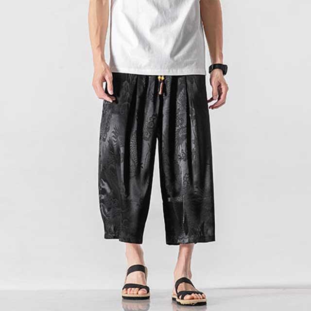 Stylish Modern Hakama Trousers - casual hakama pants - Modern Hakama Trousers for Stylish Comfort