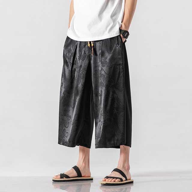 Stylish Modern Hakama Trousers -  modern trousers - Modern Hakama Trousers for Stylish Comfort