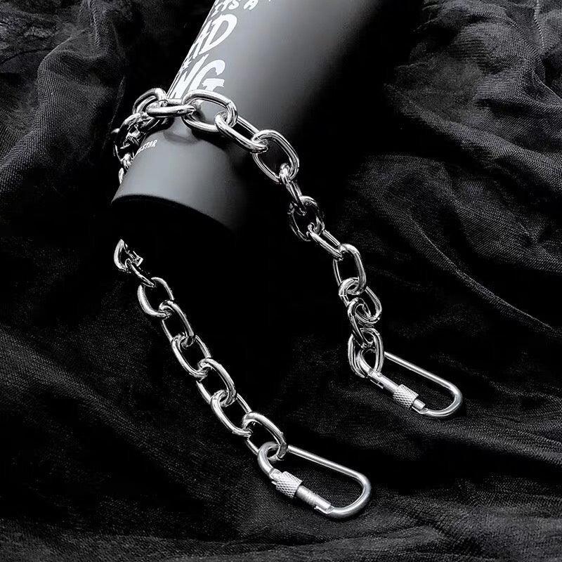 Stylish Pants Chain Accessory - pants chain - Stylish Silver Steel Pants Chain Accessory