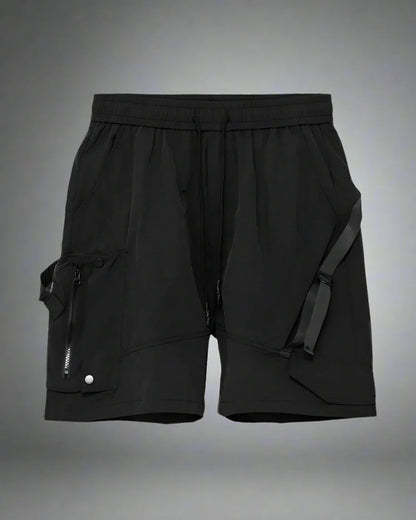 Stylish Patchwork Cargo Shorts -  men's cargo shorts - Stylish Patchwork Cargo Shorts for Everyday Wear