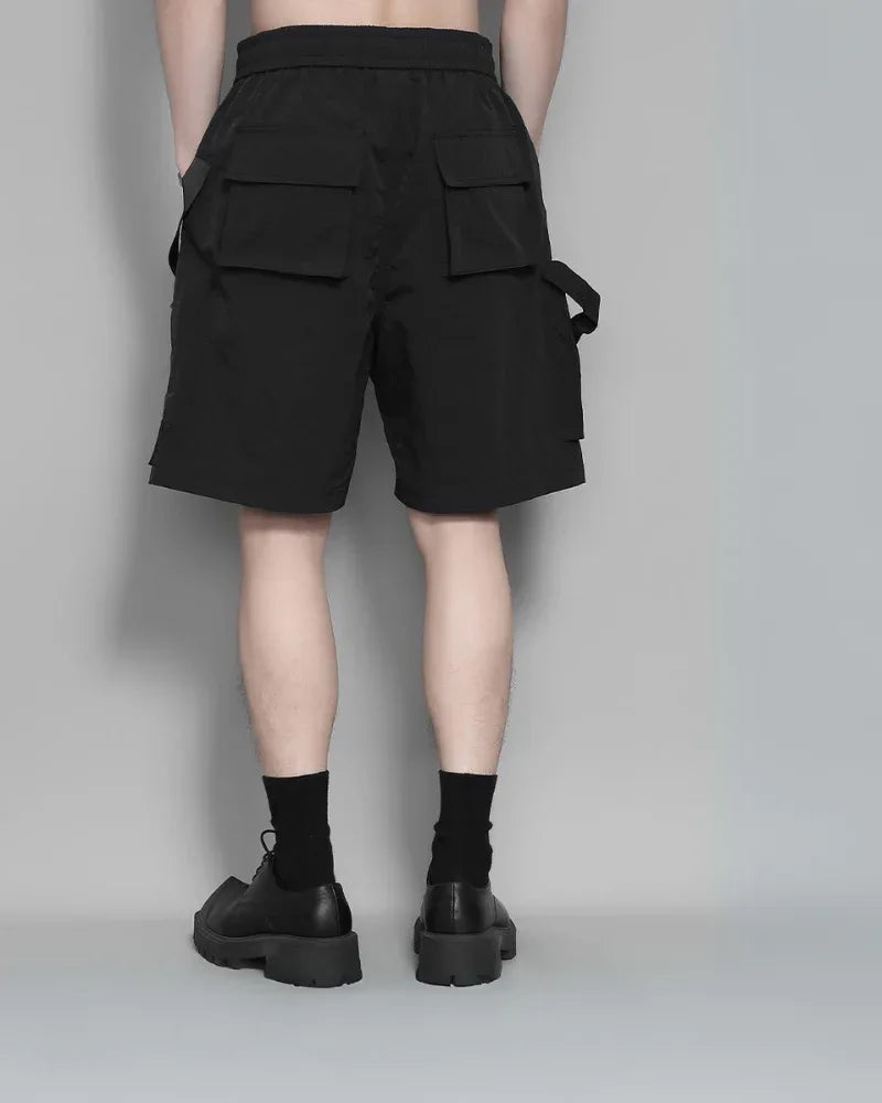 Stylish Patchwork Cargo Shorts - versatile cargo shorts - Stylish Patchwork Cargo Shorts for Everyday Wear