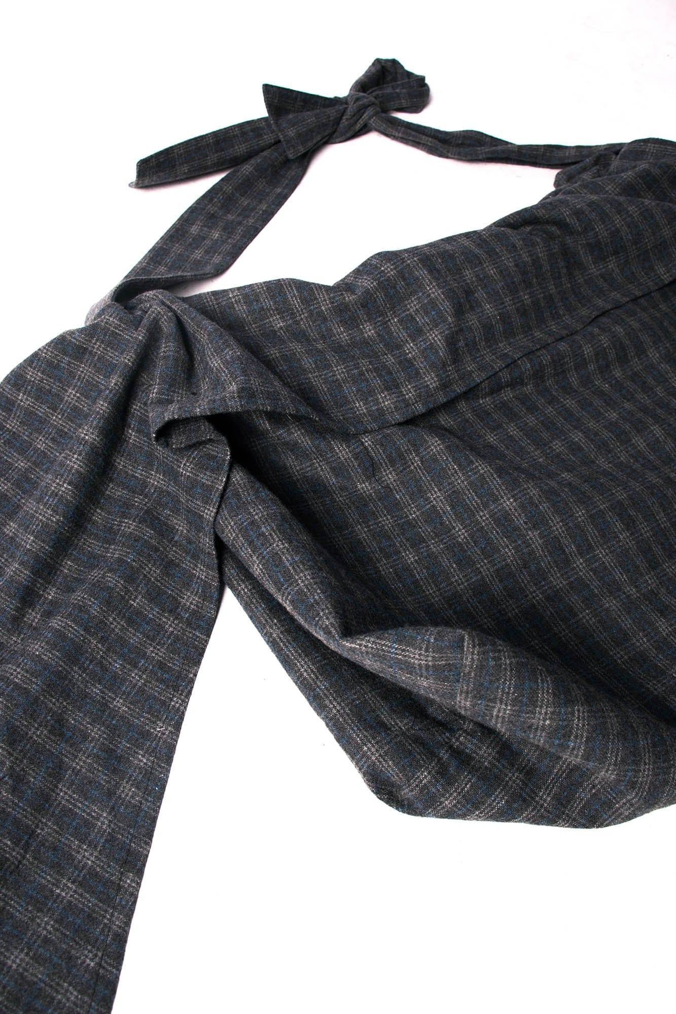 Stylish Plaid Wool Hobo Bag -  sling bag - Stylish Plaid Wool Hobo Bag for Everyday Use