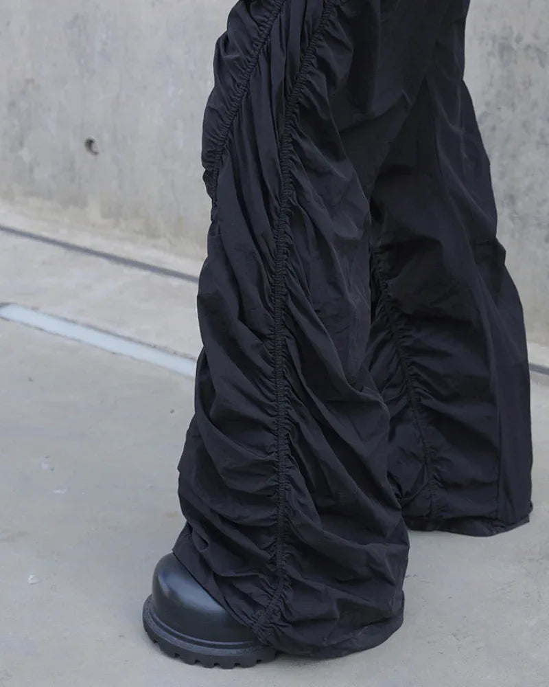 Stylish Pleated Spiral Trousers - pleated trousers - Pleated Spiral Trousers for Casual Style
